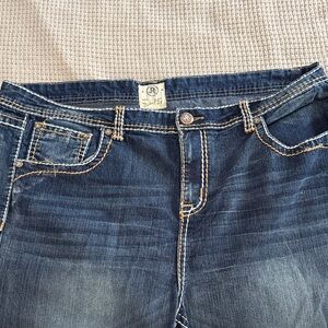 Stylish High Rise Blue Jeans